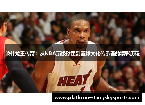 波什龙王传奇：从NBA顶级球星到篮球文化传承者的精彩历程