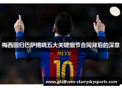 梅西回归巴萨揭晓五大关键细节合同背后的深意